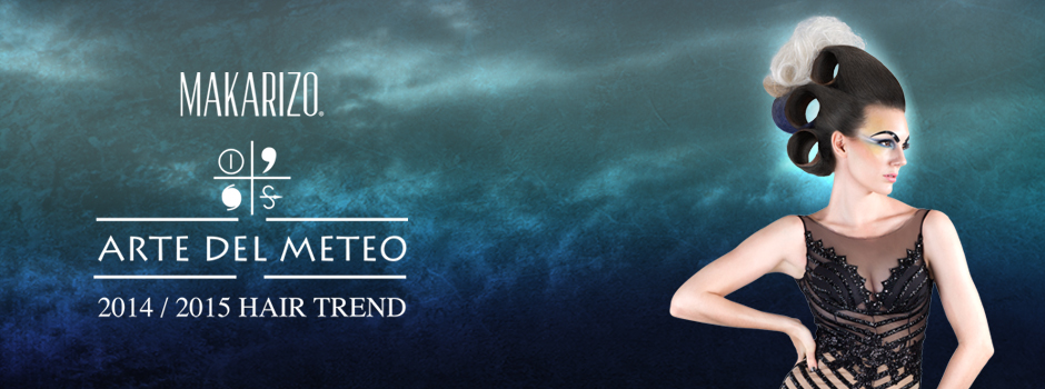 Makarizo presents 2014/2015 hair trend Arte Del Meteo, the art of weather (change). The full portfolio features 20 different hair designs.