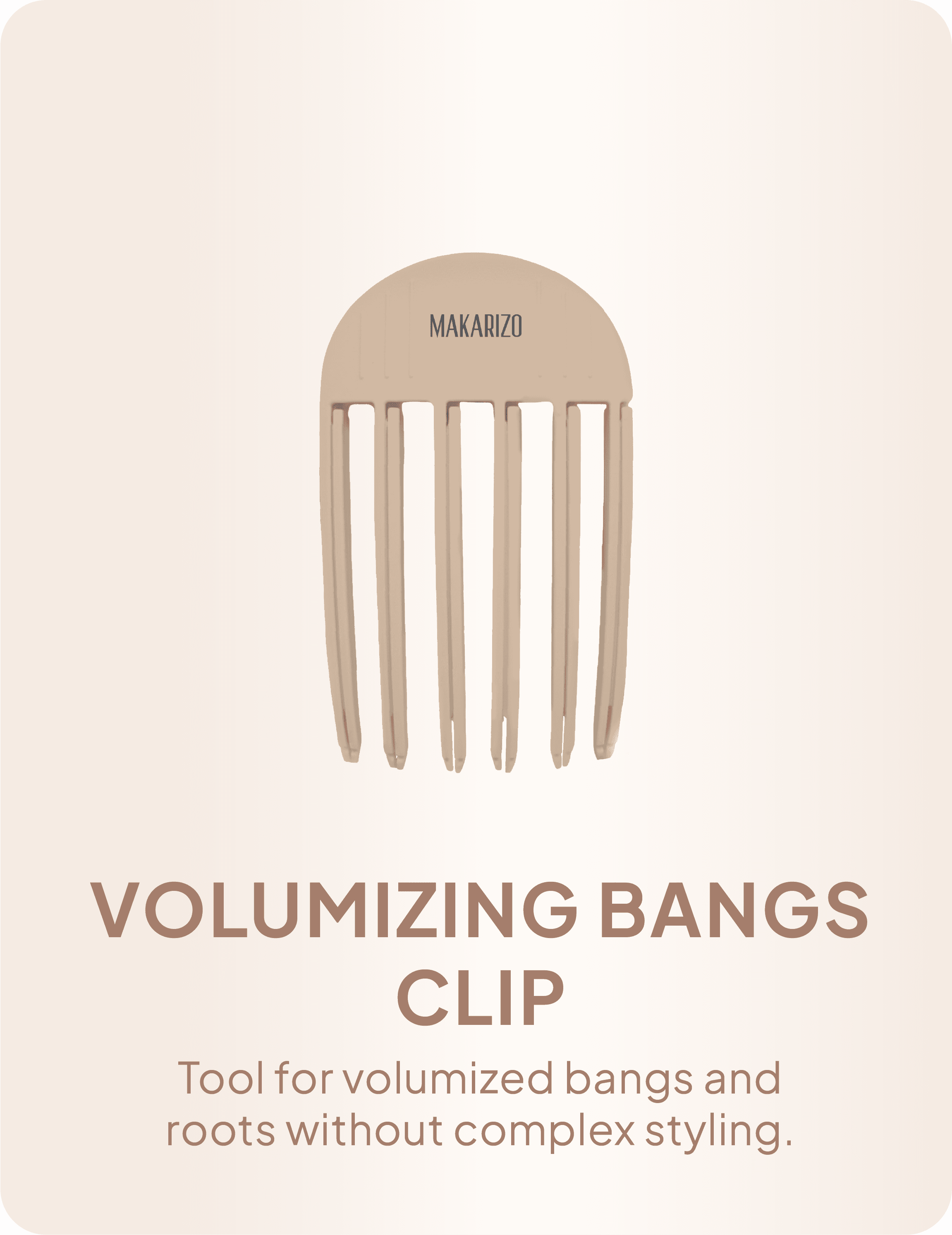 Asters Volumizing Bangs Clip