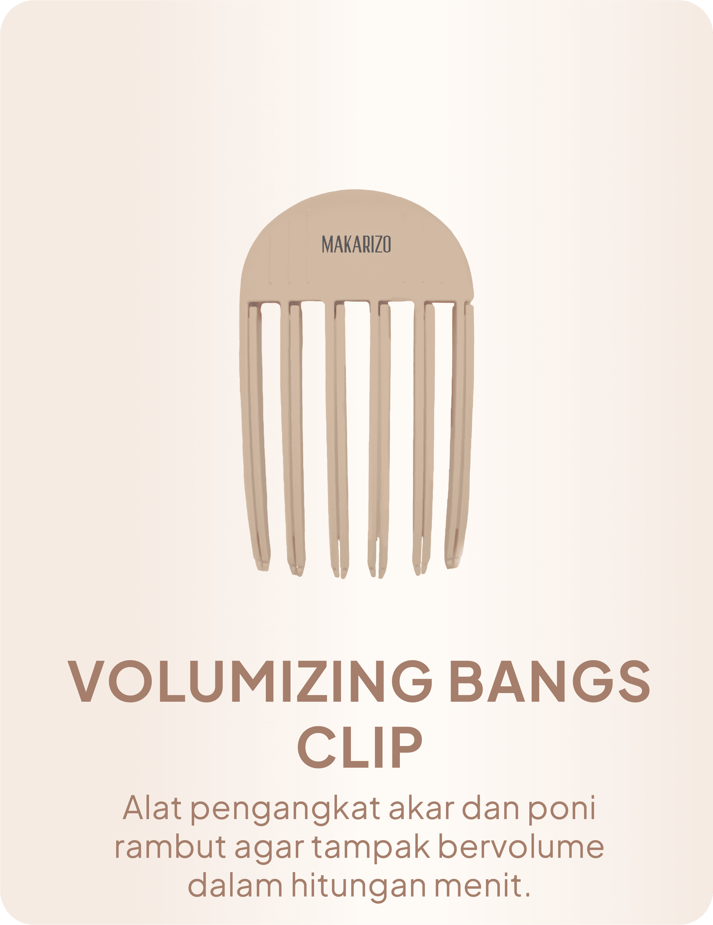 Asters Volumizing Bangs Clip