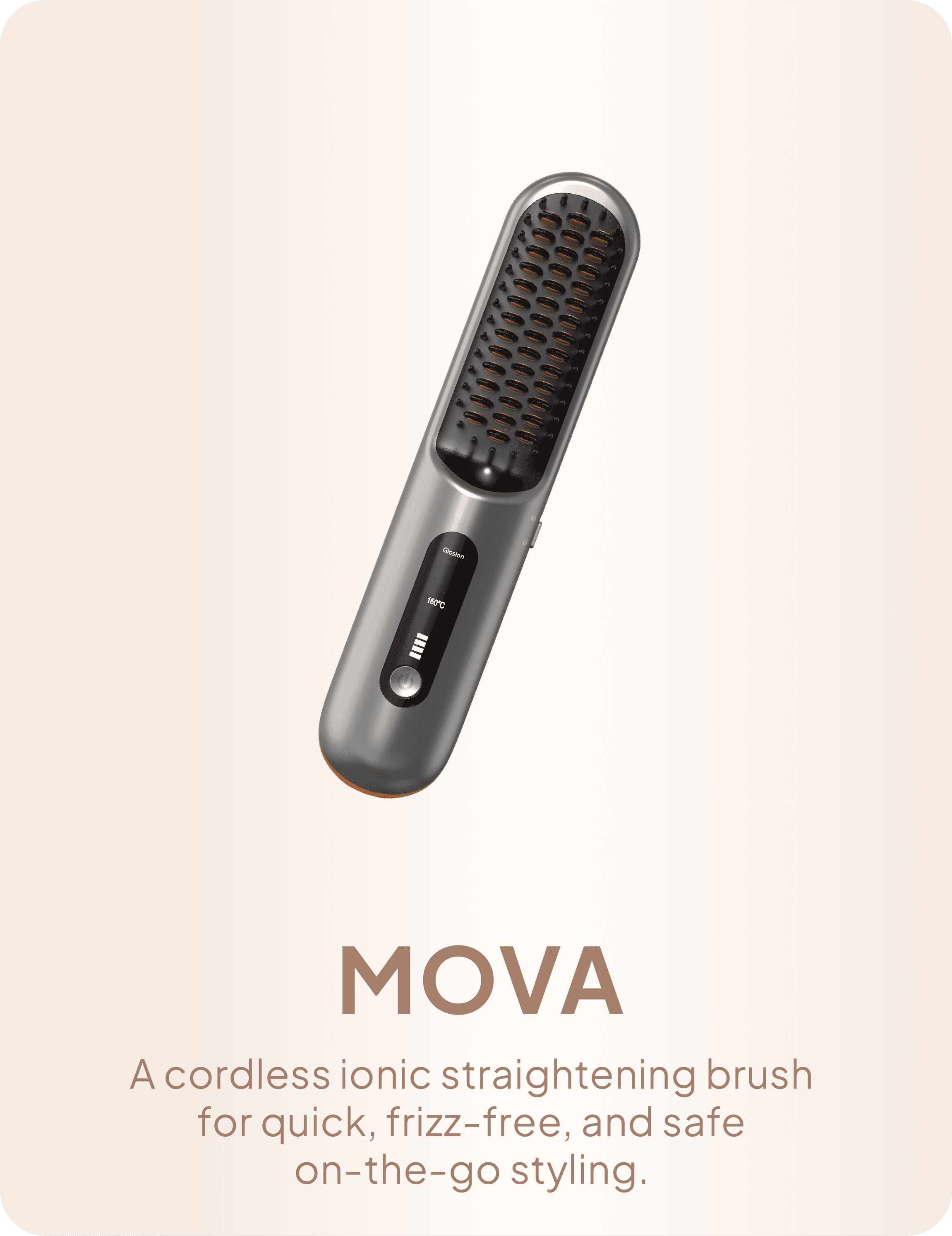 Asters MOVA — hair straightening brush