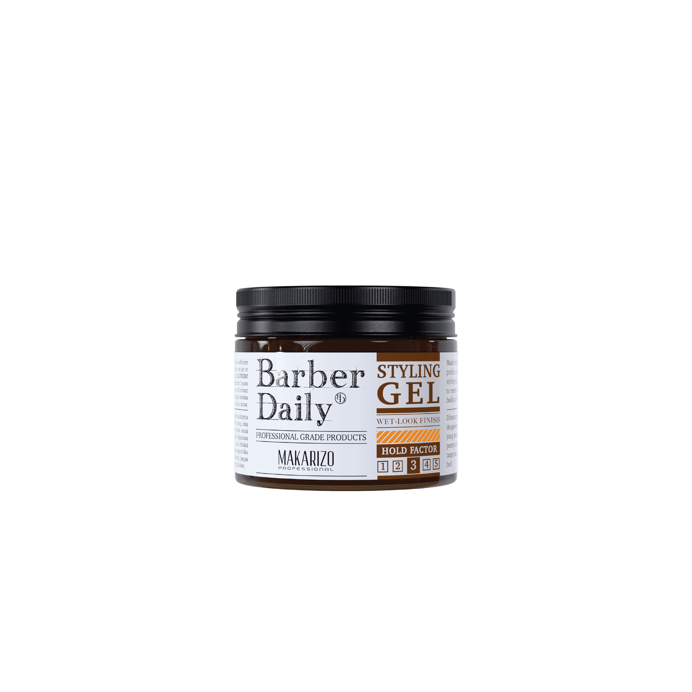 Barber Daily Styling Gel Wet-Look Finish · Hold Factor 3
