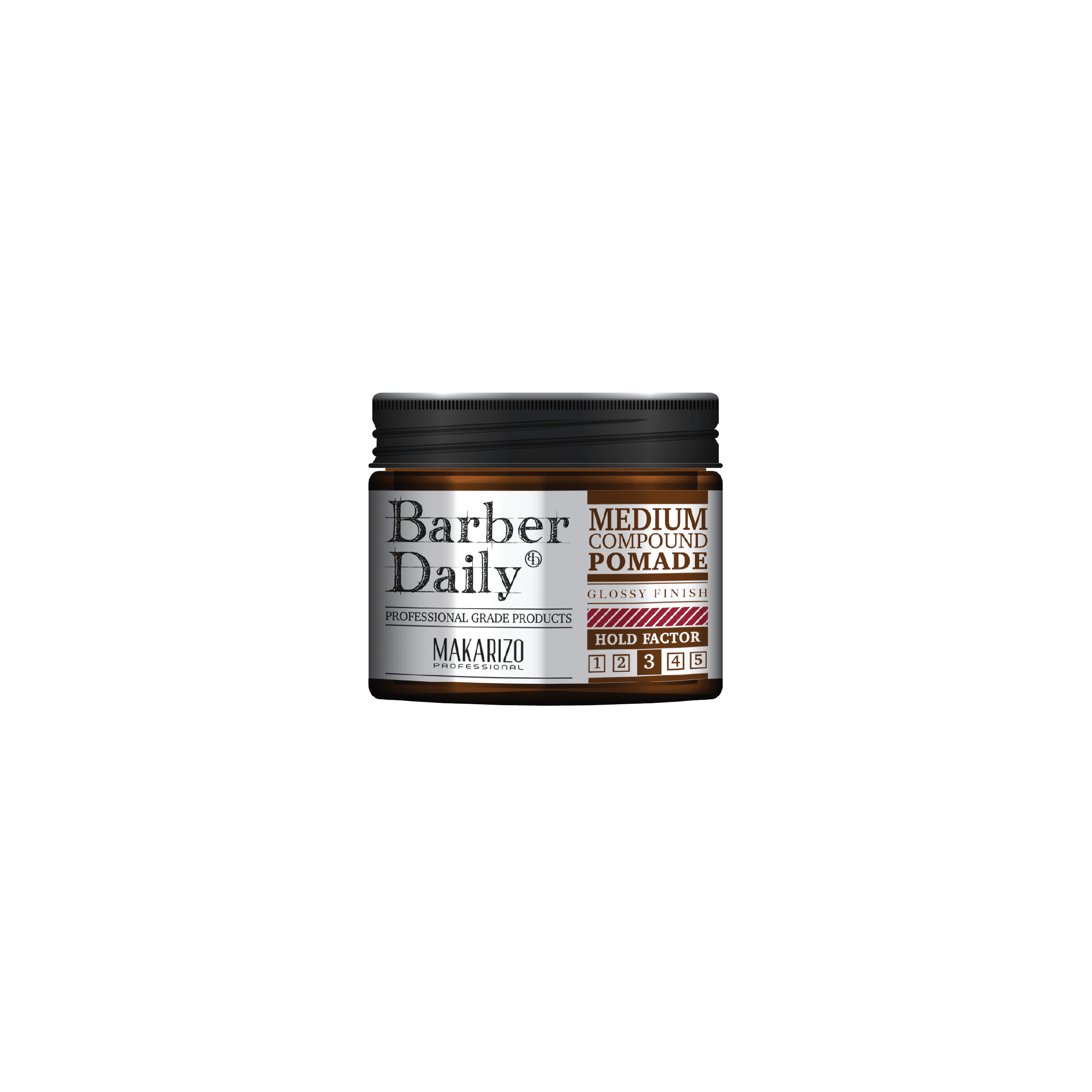 Barber Daily Pomade Medium Compound · Glossy Finish