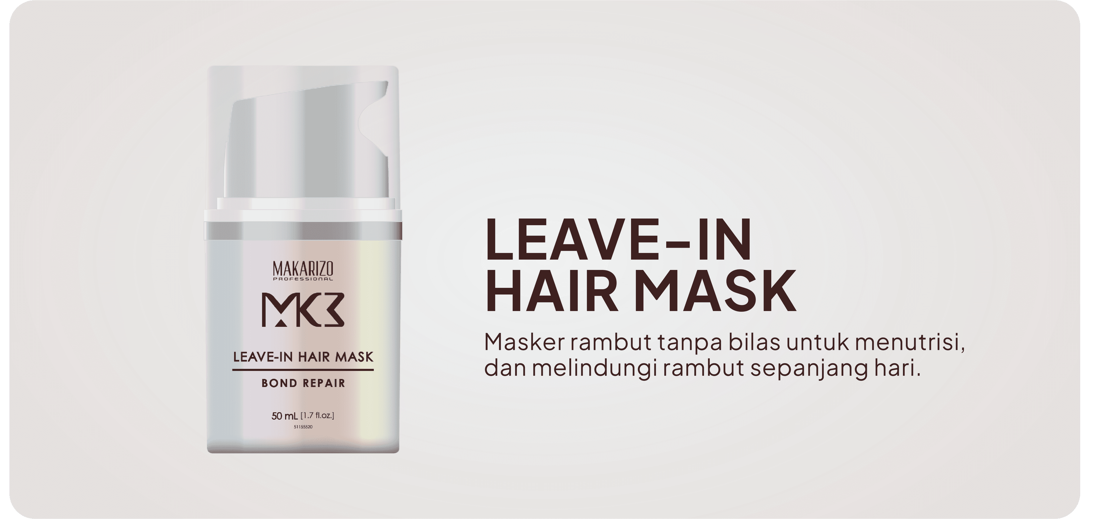 Leave-In Hair Mask — masker rambut tanpa bilas