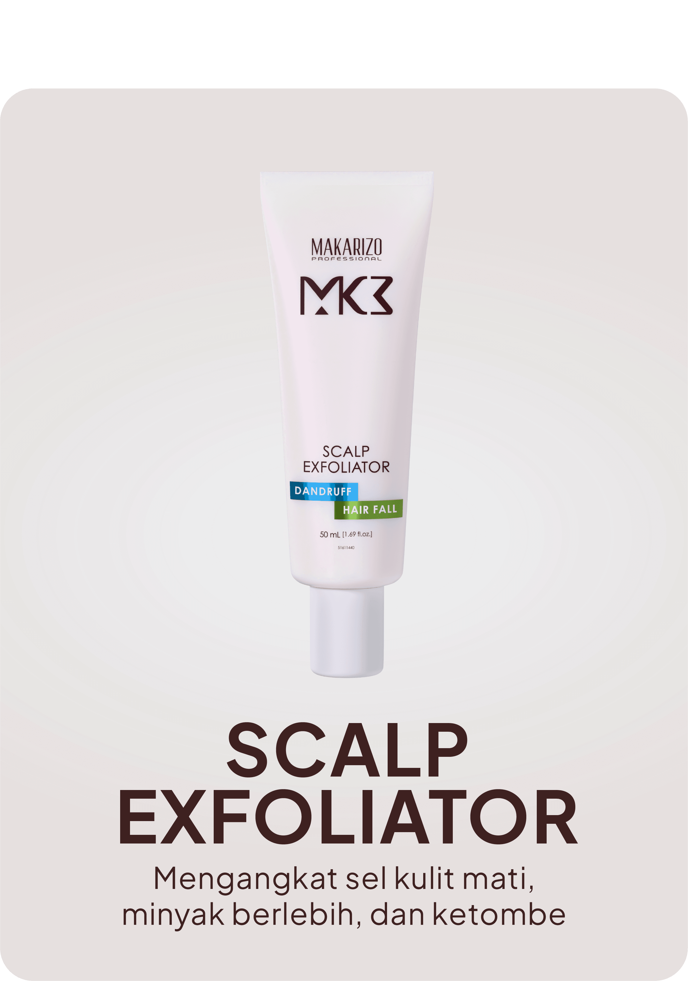 Scalp Exfoliator Dandruff & Hair Fall