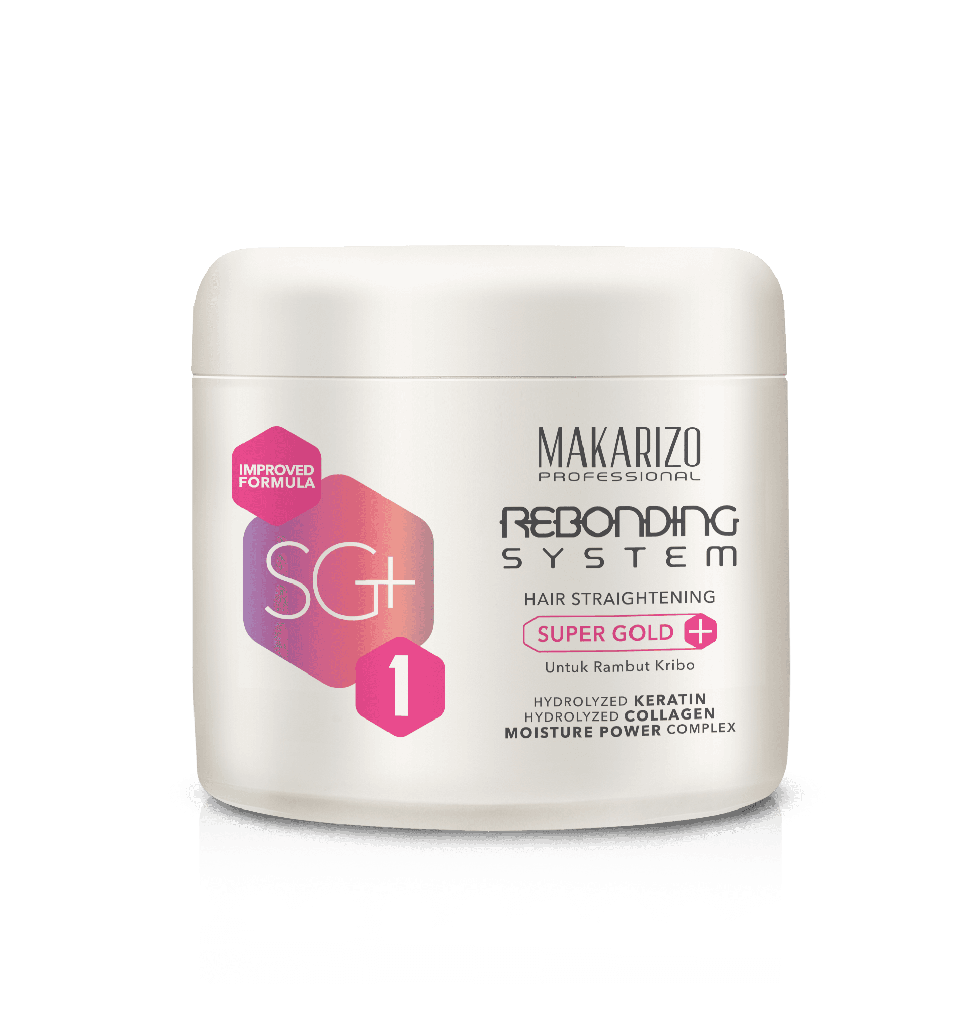 Rebonding System Hair Straightening Super Gold+ 500 mL