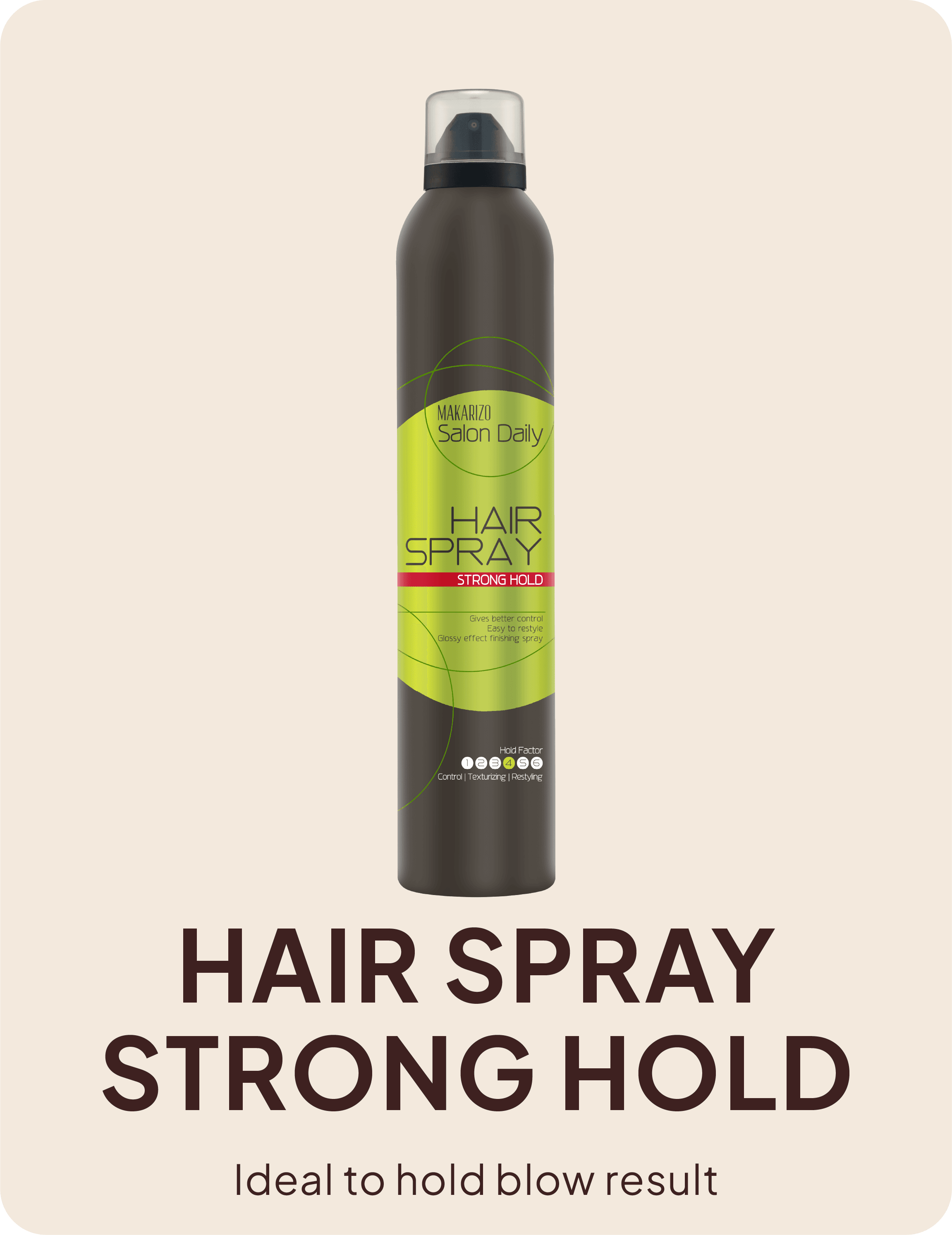 Salon Daily Hair Spray Strong Hold — perfect for blow-dry results