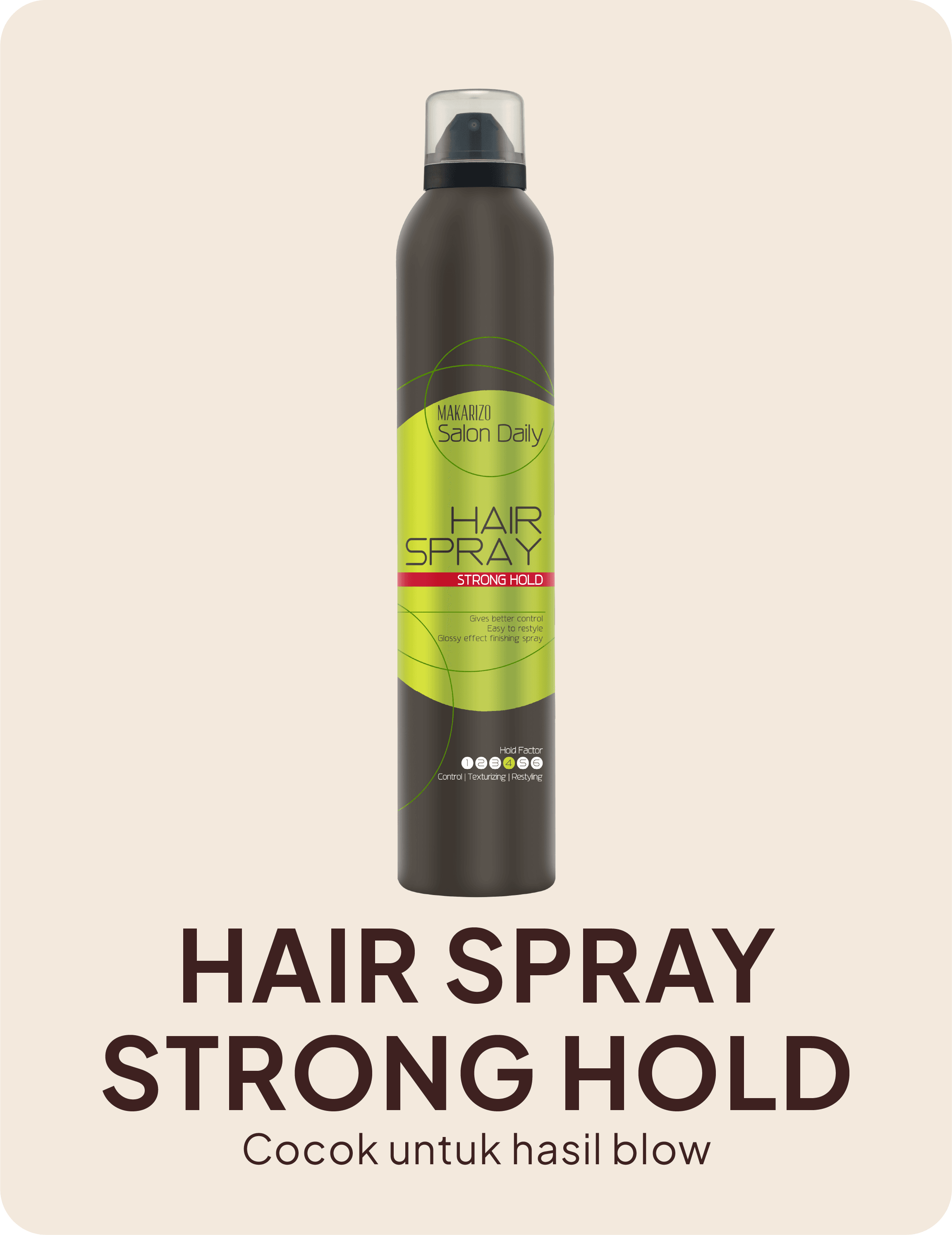 Salon Daily Hair Spray Strong Hold — cocok untuk hasil blow