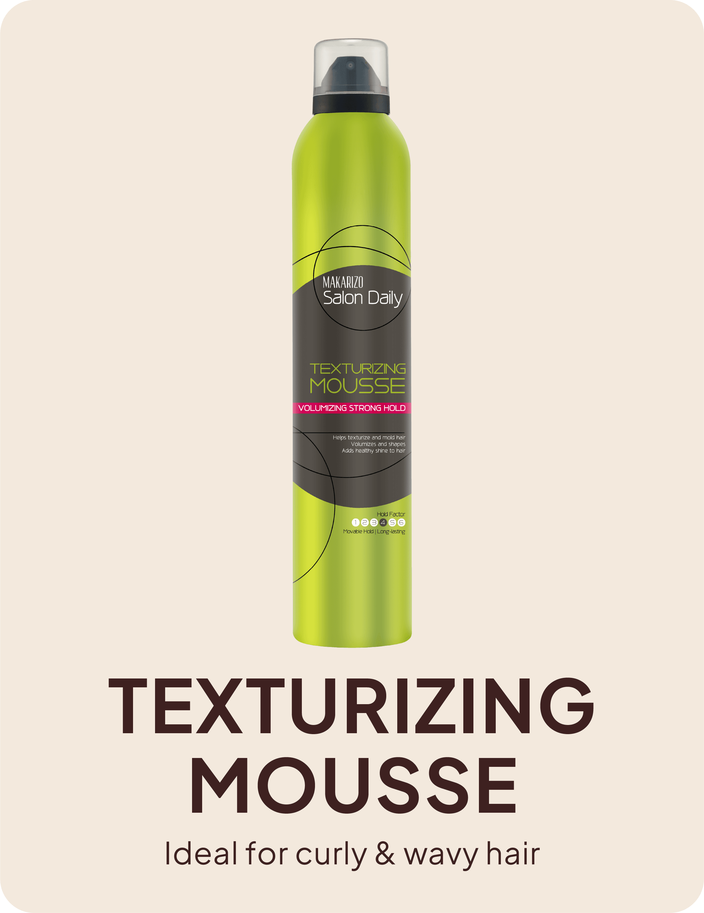 Salon Daily Texturizing Mousse — perfect for curly hair
