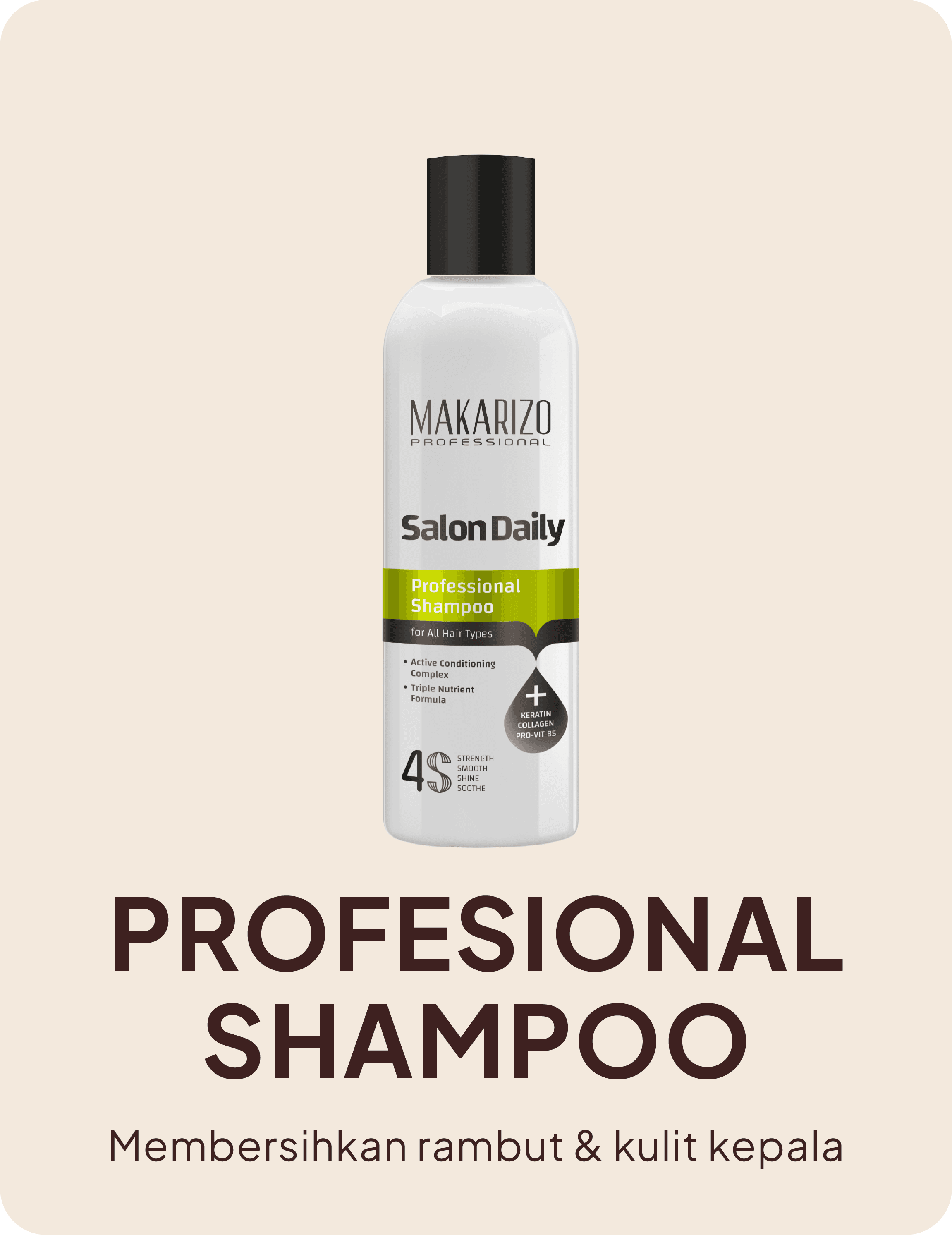 Salon Daily Profesional Shampoo — membersihkan rambut & kulit kepala