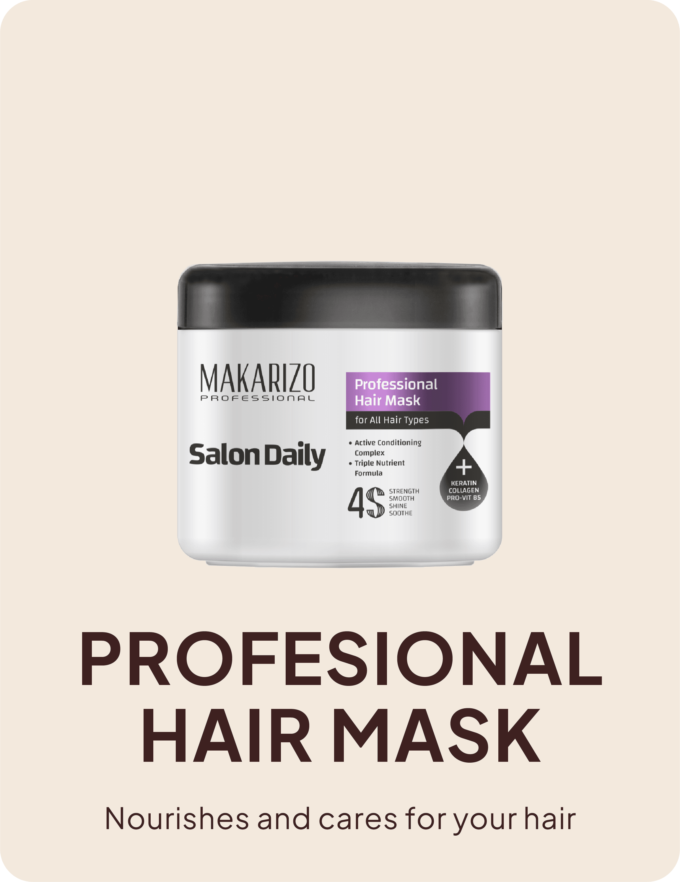 Salon Daily Professional Hair Mask — nourishes & cares for hair