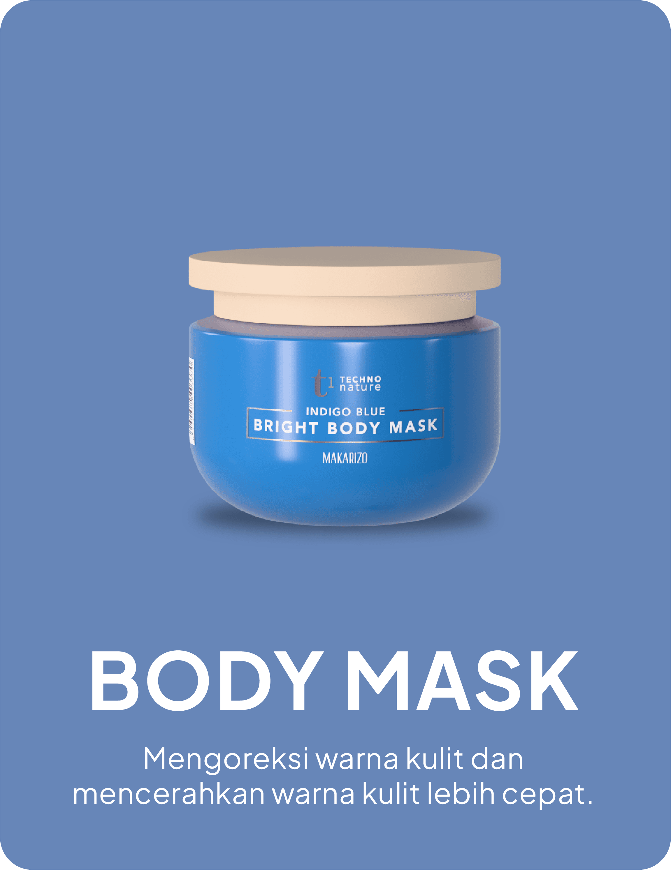 Indigo Blue Bright Body Mask