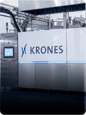 Diproses mesin Krones dengan full automation