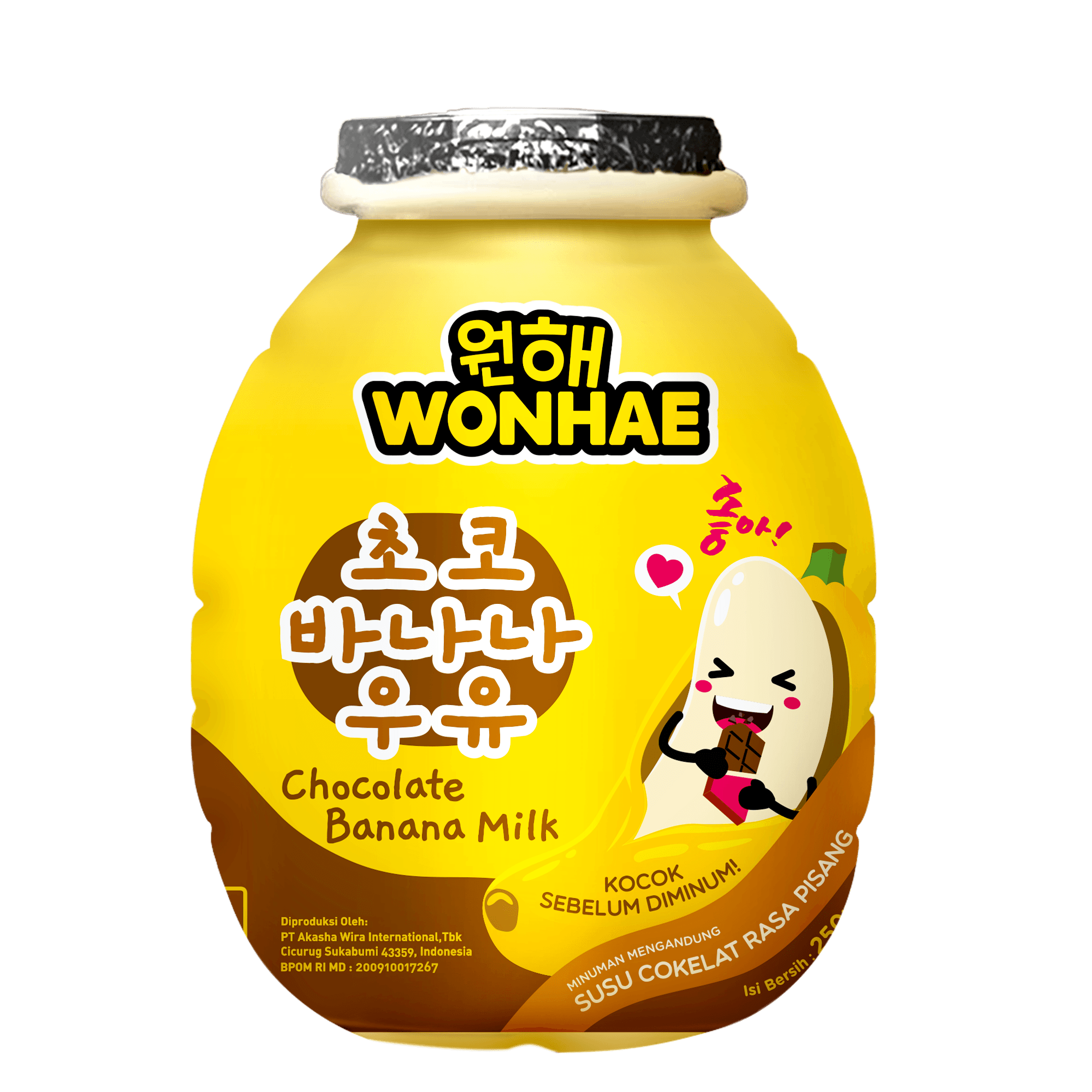 Wonhae Banana Milk Choco 250 mL