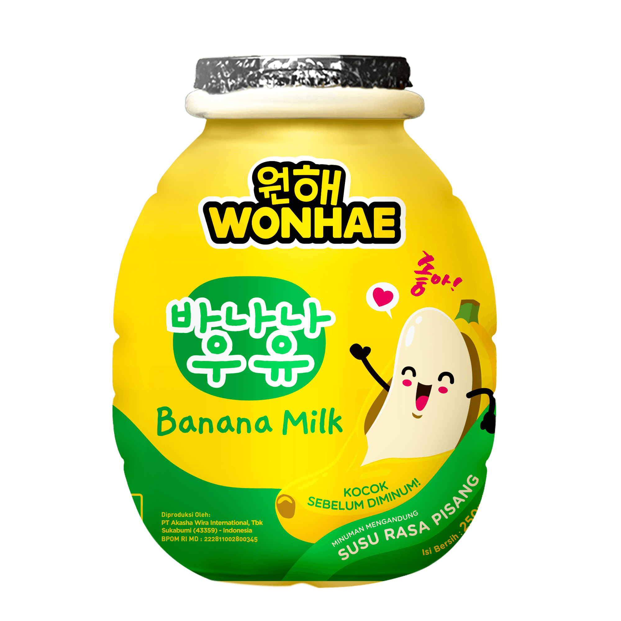 Wonhae Banana Milk Original 250 mL