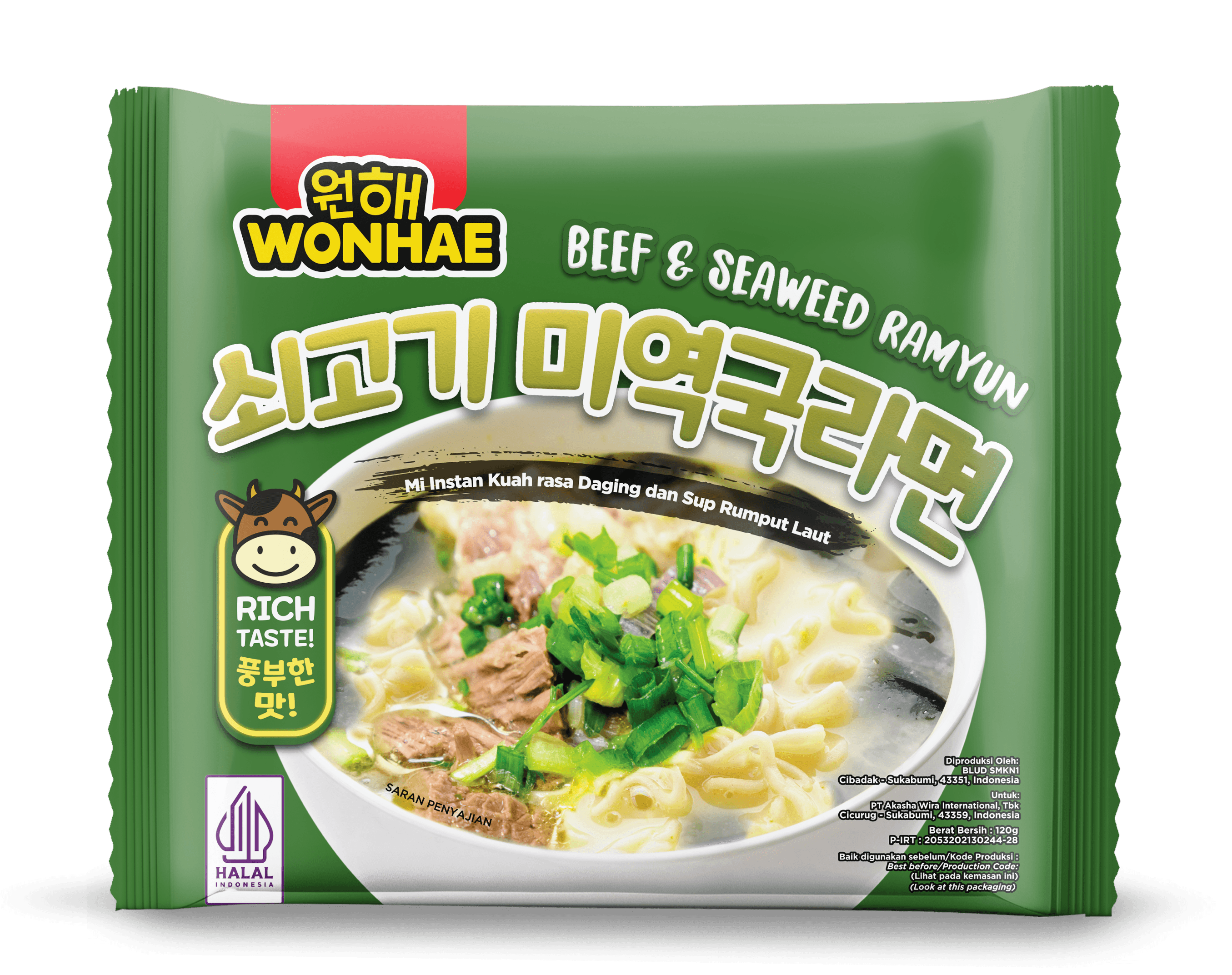 Wonhae Beef Seaweed 120 g