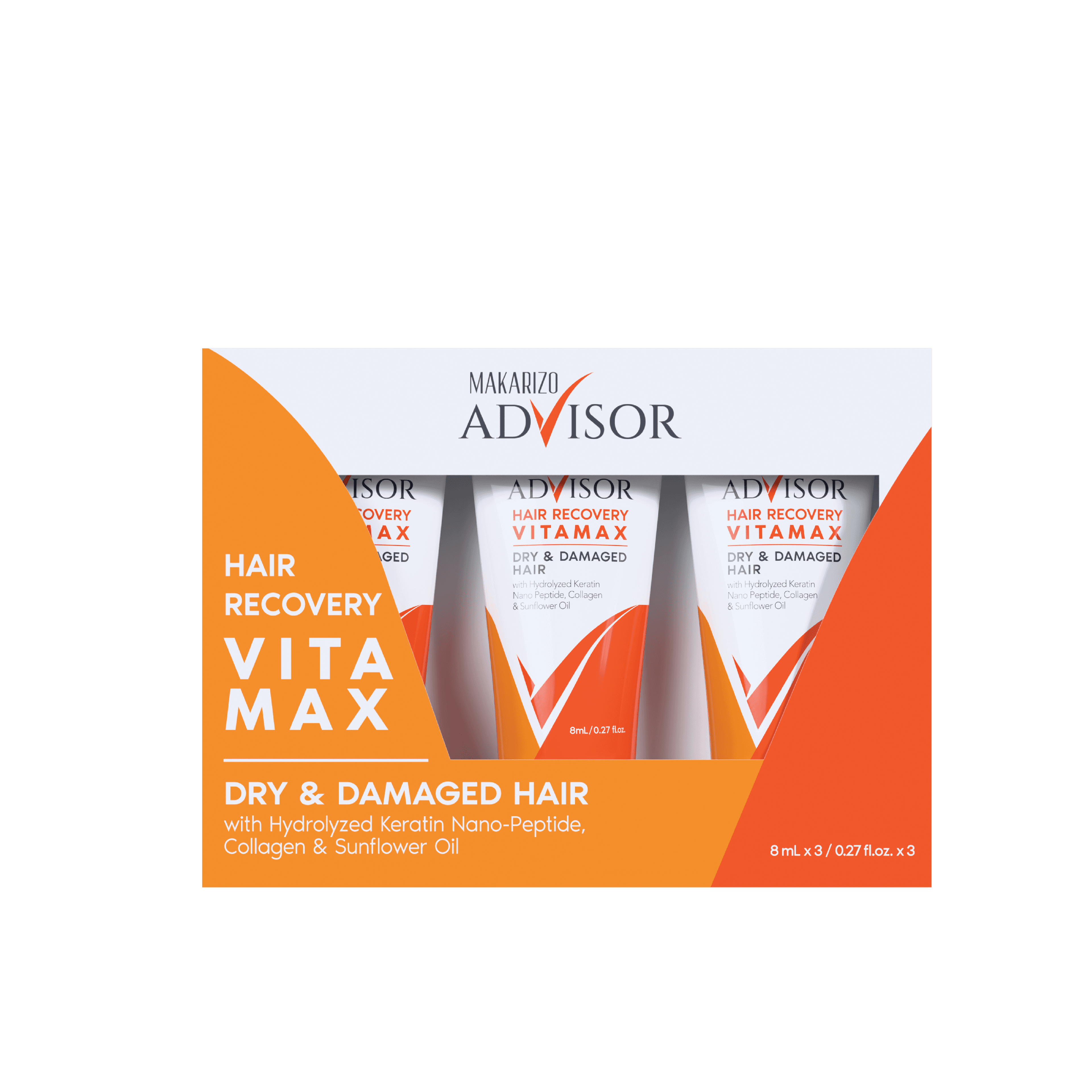 Advisor Hair Recovery Vitamax Dry & Damaged Hair 8 mL × 3