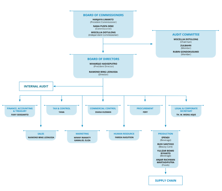 ORGANIZATION STRUCTURE – AKASHA WIRA INTERNATIONAL